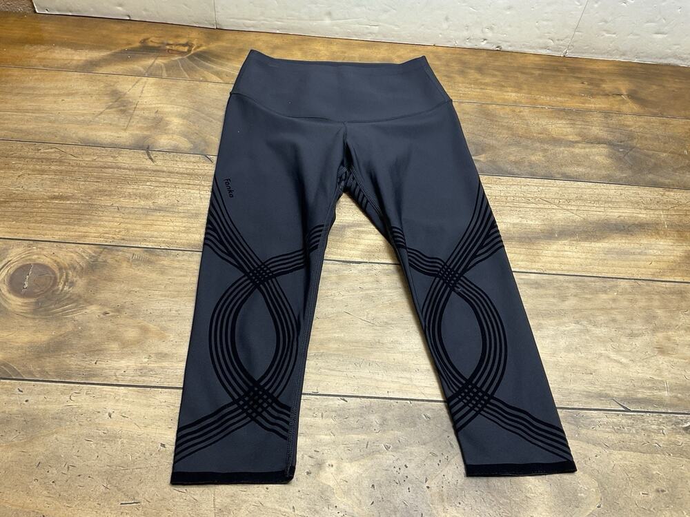 Fanka Body Sculpt Capri Leggings Womens Size XS Compression Black